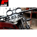 Aluminum 3 Piece Handle Universal Adjustable Handle for Motorcycle Hollow Style For Motorcycle - Black For Cafe Racers, Honda cd70, cg125, Suzuki etc - Bike Accessories - Motex Auto Line. 