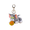 Cat and Mouse Fun Stretchable Vibration Stuffed Toy Pendant Creative Burger Cheese Doll Decompression Doll. 