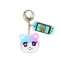 Animal Crossing Man Keychain Switch Acrylic Key Chain Women Key Holder Couples Keyring Cartoon Key Ring Pendant funny Porte Clef. 