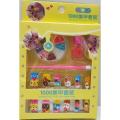 Kids Nail Polish set with 12 Colorful Nails, Kids Makeup Toy Set. 