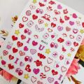 Kiss Red Lips Stickers for nails Design Self adhesive Nail Art Decoraciones Sliders Foil Manicure Accessories. 