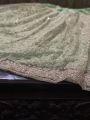 heavy lehenga with short frock and heavy dupatta. 