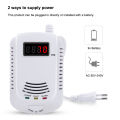 YAGO Home Standalone Plug-In Flammable Gas Detector LPG LNG Coal Natural Gas Leak Alarm Sensor Voice Warning Alarm Sensor. 
