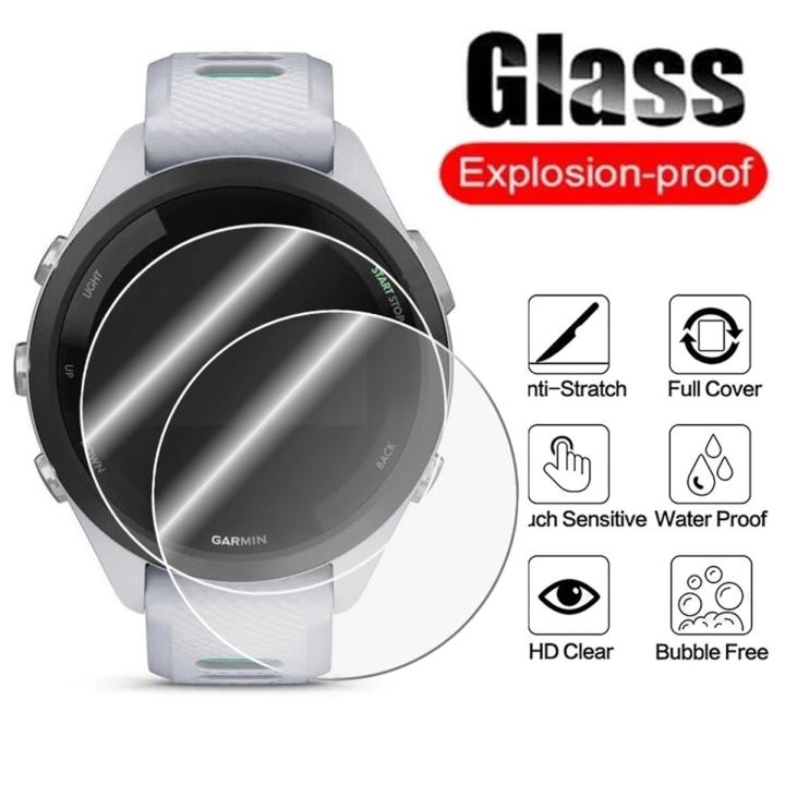 2pcs Tempered Glass for Garmin Forerunner 265 265s 965 HD Clear Protective Film Anti-scratch Glass Film for Garmin Watch Accessories