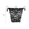 One-Piece Cleavage Cover Up Cloth For Women Tops Camisole Bra Insert Wrapped Chest Decoration Lace Transparent Tube Top 1Pcs. 