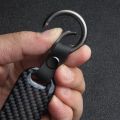 1 Custom Carbon Fiber Car Key Holder For Hyundai Genesis Coupe G80 G70 GV80 BH GH Keychain Accessories Zinc Alloy Keyrings. 