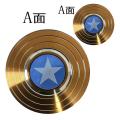 New Round Shield Aluminium Fidget Spinner Superhero Fast Bearing Finger Hand Spinner Adult Stress Relief Toy Anti Stress Fidget. 