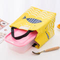 Insulated Insulated lunch bag Lightweight Aluminum foil thickened Portable Portable lunch box Oxford cloth Student-sized Oxford cloth lunch bag for Outdoor Work School Picnic Travel. 