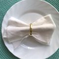 9Pcs Gold Color Napkin Rings Napkin Buckles Serviette Holder for Wedding Party Restaurant Hotel Home Table Decoration. 