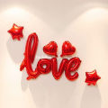 1 Pcs Red Large Connected LOVE Aluminum Film Balloon foil balloons baloon balloons led balloon love foil balloon globos. 