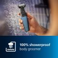 Philips Bodygroom Series 3000, Showerproof Groin and Body Trimmer, Close and Comfortable Shave, Complete Body Grooming, 60 Min. Runtime, Model BG3027/03. 