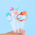 Cute Peaked Cap Straw Cap Covers For Stanley Tumbler Cup Accessories Large Diameter Silicone Dust Straw Caps Reusable. 