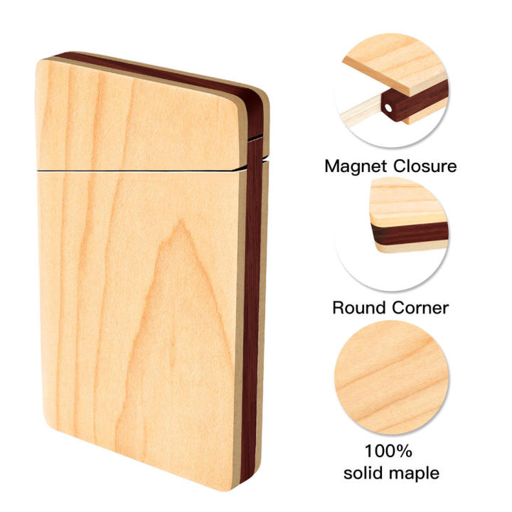 Epoxy & Wood Business Card Holder - Handcrafted Desk Organizer For Professionals - View #6