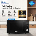 Haier 28L -  HMW-28100 - Digital Grill Microwave Oven ( Defrost Function - Multi Cooking Function - Cooking end signal) - Brand Warranty. 
