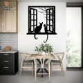 Lifestyle Glory Brand 3D Cat Looking Outside Window Wooden Wall Art I Wall Art I Decorating Items I Decorating Items For Home I Decoration Pieces For Room I Decoration Pieces I Decoration I Decoration Items I Wall Art For Room. 