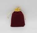 BIDH BAG MAROON POUCH NIKKAH BIDH BAG - 50 PCS - NIKKAH DECORATION ITEMS. 