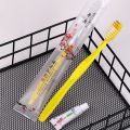 10Pcs Disposable Hotel Toothbrush Portable Travel Toothbrush With Toothpaste Kit. 