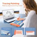 Drawing Tablet with Bluetooth 5.0, UGEE Q8W Tracing Drawing Pad with 8inch Large Active Area,Digital Drawing Tablets with 8192 Levels Battery-Free Stylus Support Windows/Mac/Chromebook. 