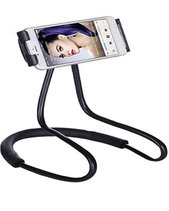 Lazy%20Bendable%20Flexible%20Hang%20Neck%20Phone%20Holder%20360%20Degree%20Rotation%20Mobile%20Stand%20-%20Black%20-%20Image%204
