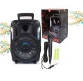 KTS-1175 Speaker 8inch Speaker Music Speaker Portable Rechargeable Speaker Wireless Speaker Bluetooth Speaker With Mic Speaker Super Loud Woofer Speaker Loud Speaker Rechargeable Mp3 8 Inch Speaker FM Radio USB and Memory Card Supported Speaker. 