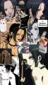 Nana Osaki stickers A5 uncut , anime punk , Black Stones, Tokyo. 