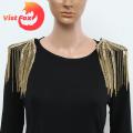 Vist Fox Shoulder Epaulette Long Tassels Men Women Shoulder Board Badge Brooch. 