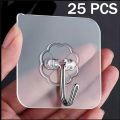 5/10 PCS Transparent Self Adhesive wall hooks high quality hooks for kitchen organizer and Bathroom Door hanging hooks wardrobe hooks for clothes Multi-Function. 