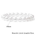 White Pearl Bracelet Simple Women Simulated Pearl Bangles Temperament Ladies Plastic Pearl Bracelet Jewelry Party Girl Gift. 