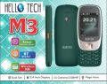 HelloTech M3 - 2.4 Inch Display - Dual Sim - PTA APPROVED - 3000mAH Battery - Slim Design - Magic Voice - Wireless FM Radio - Auto call recording - 1000 Contact save Memory - Powerful Torch Light - 1 Year brand warranty. 