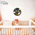 Customized Wooden Frame, Baby Room Wall Decoration for girls and boys, Birthday Gift for kids, Space Theme, Family Wooden Art, Wall Hanging, Personalized Home Decor for any Occasion. 