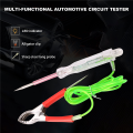 Automotive LED Circuit Tester 6-24V Test Light with Dual Probes 47 Inch Antifreeze Wire Alligator Clip for Testing. 