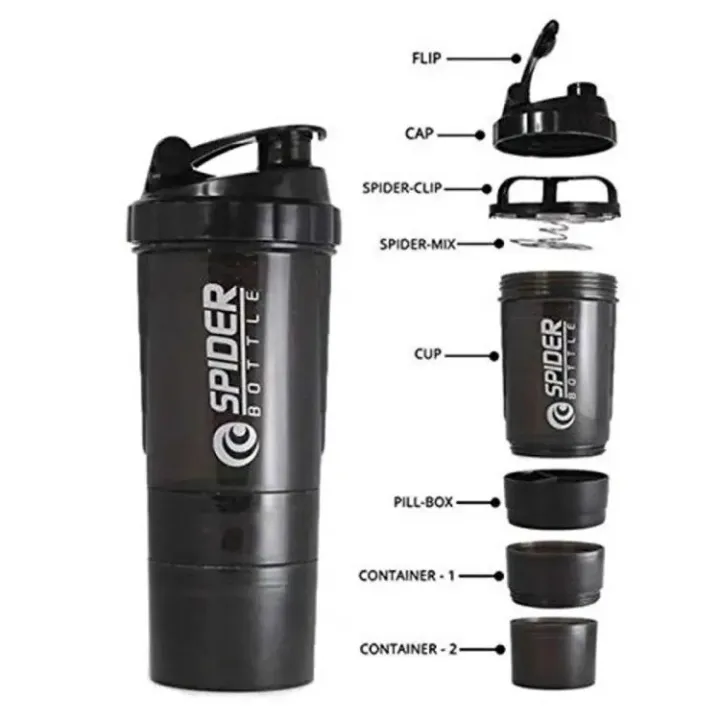 SPIDER%20BOTTLE%20Gym%20Shaker/Water%20Bottles%20for%20Gym%20PROTEIN%20&%20MULTI%20PURPOSE%20SHAKER%20%20Bottle%20500ml%20-%20Image%202