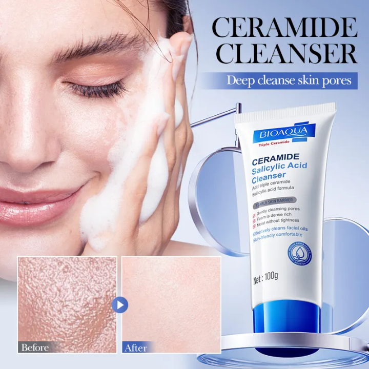 BIOAQUA%20Ceramide%20Salicylic%20Acid%20Facial%20Cleanser%20Deep%20Cleansing%20Oil%20Control%20Whitening%20Brightening%20&%20Moistening%20Face%20Wash%20Facial%20Wash%20Cleanser%20BQY34908%20-%20Image%205