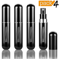 ShowCase (Pack Of 4) Mini 5ml Perfume Atomizer Spray Bottle For Travel New Refillable Perfume Bottle Mini Storage Empty Spray Bottle For Travelling And Outgoing. 