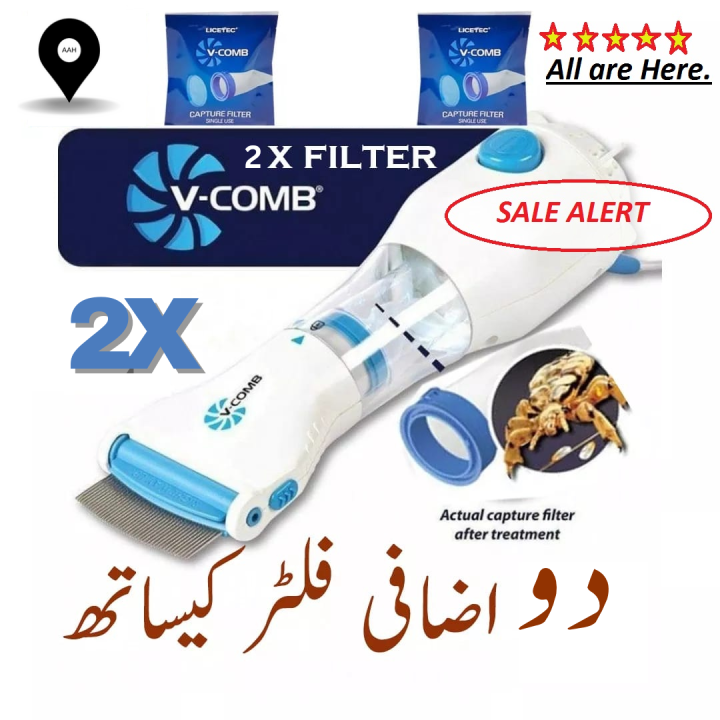 V Comb Head Lice Machine With Filter V Comb Head Lice Treatment Machine Electric V Comb Head Lice Removal Machine Anti Lice Machine V Comb Head Lice Remover Machine Anti Lice Machine V Comb Lice Nits Lice Egg Removal Machine With 2 Free Extra Filters