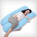 Full body Support PregnancyPillow | U-shaped Maternity Pillow - Ball Fiber Filled | Size 29 x 56 x 10 Inches. 