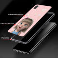 UCUC for Vivo Y53S 4G / Y51 2020 / Y31 2021 / Y51A 2021 Cute Cartoon Little Girl Shockproof Soft Silicone Ultra Thin TPU Phone Case Cover. 