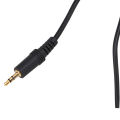 1m Long AUX Audio Input Adapter 3.5mm Black Replacement for Camry Corolla RAV4 Tacoma Music Player. 