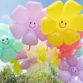 Flower Foils Balloons Collection, White Daisy, Rose, Tulip, SunFlower Balloon Shape Party Decorations Foil Mylar Ballons For Weddings, Birthday Occasions, Anniversary Decor, Events Decorative, Baby Shower, Bridal Shower, Parties Decoration Supply. 