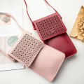 Cross Body Mobile Phone Bag Touching Screen Clear Window Mini Purse Cell Phone Bag Pouch FS99. 