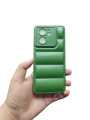 Xiaomi Mi Redmi 13T Soft Puffer Down Jacket Matt Back Case Cover. 