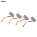 Electric Brush 100pcs Carbon Brushes Replacement Parts for Car Electronic Fan Motor J435A. 