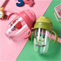 Premium Quality New Style Plastic Baby Beaker Water Sipper Feeder with Handles Travel Mug  Cuddles Feeding Bottle Washable Training Cup Learn Drinking Sippy Cup Straw Cup Trainer Feeder Baby Feeder Baby Gift Kids Infant Toddler BPA free 350ml. 