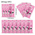 Lilo Stitch Gift Bags Blue Stitch Pink Angel Theme Candy Treat Bag Party Favors Goodie Bags for Kids Birthday Party Decorations. 