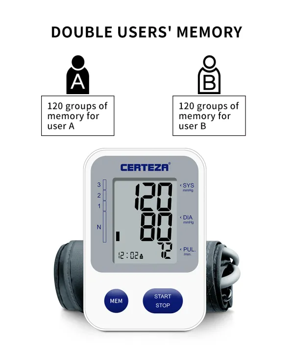 Certeza%20BM%20400%20-%20Digital%20Blood%20Pressure%20Monitor%20-%20(White%20&%20Grey)%20-%20Image%205