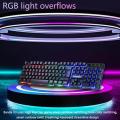 RGB Gaming Keyboard and Mouse Combo with FREE Mousepad in low price ~ Mechanical Feeling Gaming Key Board with 7 light RGB Gaming Mouse ~ Wired for Mobile Pubg, Laptop, PC, Gaming, Minecraft, Xbox - 112 Keys -. 