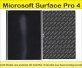 Microsoft Surface Pro 4 Screen Protector Nano Fiber Ultra Clear Flexible Unbreakable. 