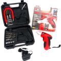 Korean DC Brand 47pcs Electric Drill Machine Wireless Cordless Rechargeable Drill Machine Rechargeable Wireless Cordless Screwdriver Drill Machine Rechargeable Wireless Cordless Screw Driver Drill Machine Socket Bits Set Toolkit Tool Kit Power Tool. 