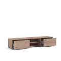 Tv Console, Porch & Den Match 2-Drawer and 2-Shelf TV Stand. 