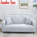 Jersey Fabric (3+2+1+1) 7 Seater Sofa Cover Jumbo  Standard Size Stretchable & Elastic Fitted Couch Cover. 